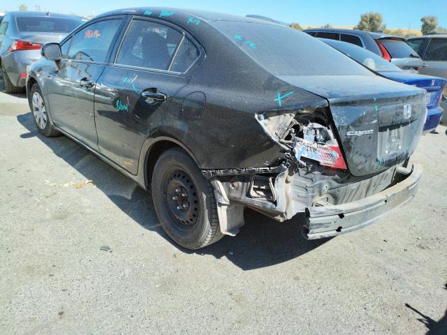 Photo 3 from auction – 2012 HONDA CIVIC LX with VIN 19XFB2F52CE369585