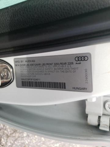 Photo 10 from auction – 2015 AUDI A3 PREMIUM with VIN WAUCCGFF3F1024611