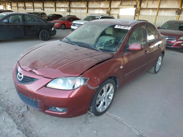 Photo 2 from auction – 2008 MAZDA 3 I with VIN JM1BK32F281138702