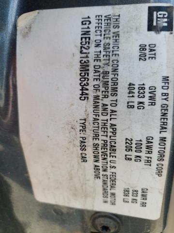Photo 10 from auction – 2003 CHEVROLET MALIBU LS with VIN 1G1NE52J13M563445