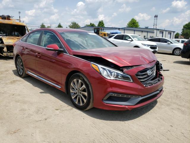 HYUNDAI SONATA SPO 2016 with VIN 5NPE34AF7GH285171 - Photo from auction