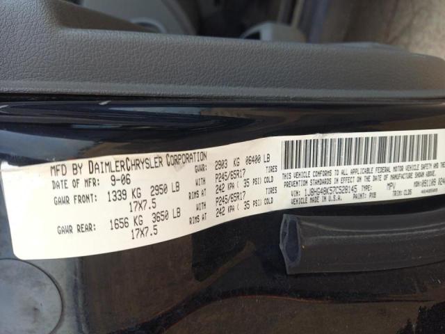 Photo 10 from auction – 2007 JEEP COMMANDER with VIN 1J8HG48K57C528145