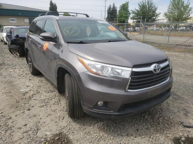 TOYOTA HIGHLANDER 2016 with VIN 5TDJKRFH8GS272514 - Photo from auction