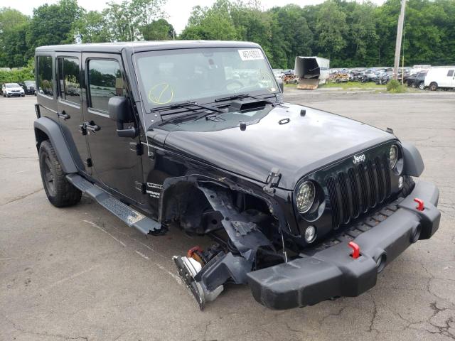 JEEP WRANGLER U 2014 with VIN 1C4BJWDG3EL177843 - Photo from auction