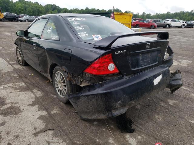 Photo 3 from auction – 2005 HONDA CIVIC EX with VIN 1HGEM21925L006795