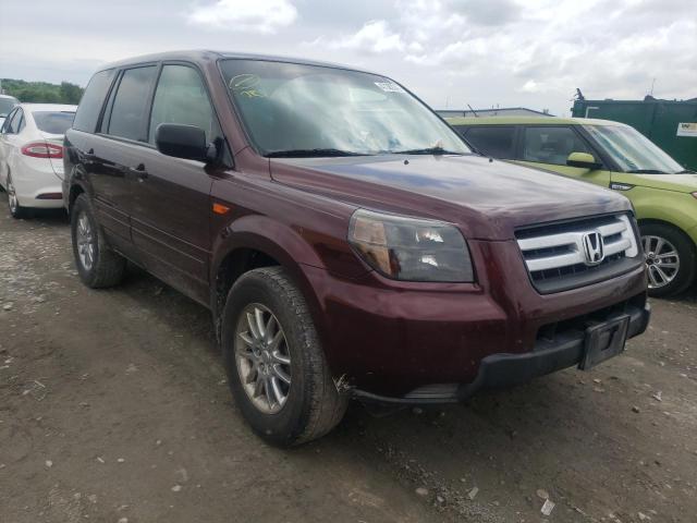 HONDA PILOT LX 2007 with VIN 5FNYF28157B034635 - Photo from auction