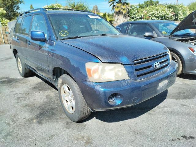 TOYOTA HIGHLANDER 2004 with VIN JTEGD21AX40090670 - Photo from auction