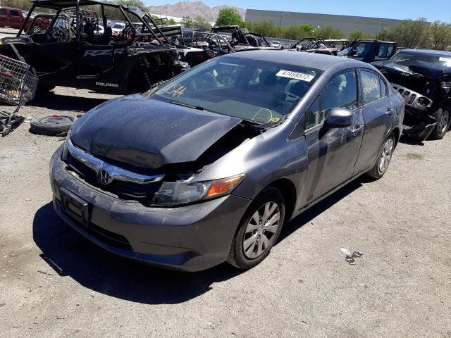 Photo 2 from auction – 2012 HONDA CIVIC LX with VIN 19XFB2F56CE346956