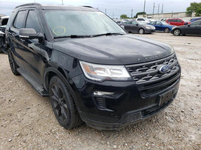 FORD EXPLORER X 2018 with VIN 1FM5K7D81JGB77640 - Photo from auction