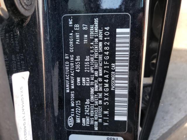 Photo 10 from auction – 2015 KIA OPTIMA LX with VIN 5XXGM4A71FG482104