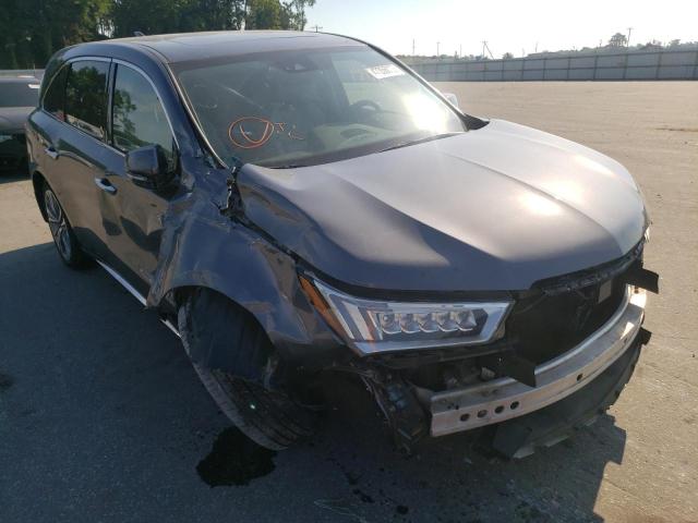 ACURA MDX TECHNO 2017 with VIN 5FRYD4H52HB021622 - Photo from auction