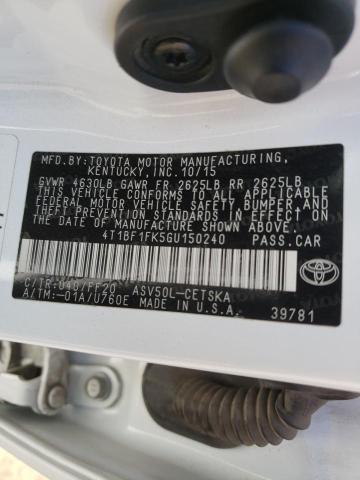 Photo 10 from auction – 2016 TOYOTA CAMRY LE with VIN 4T1BF1FK5GU150240