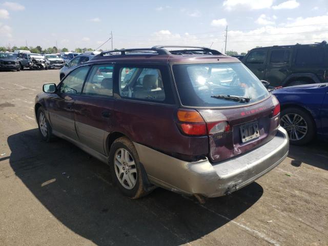 Photo 3 from auction – 2000 SUBARU LEGACY OUT with VIN 4S3BH6758Y6619606