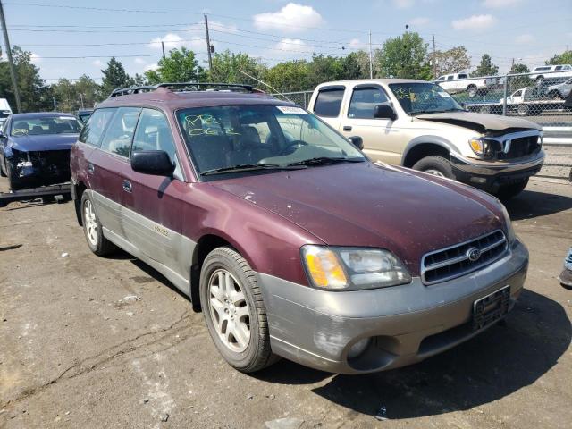 SUBARU LEGACY OUT 2000 with VIN 4S3BH6758Y6619606 - Photo from auction