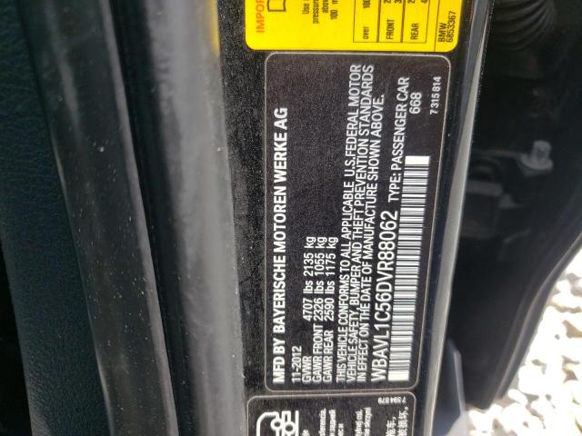 Photo 10 from auction – 2013 BMW X1 XDRIVE2 with VIN WBAVL1C56DVR88062