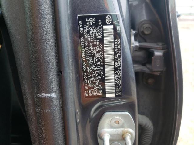 Photo 10 from auction – 2009 TOYOTA SCION XD with VIN JTKKU10449J035372