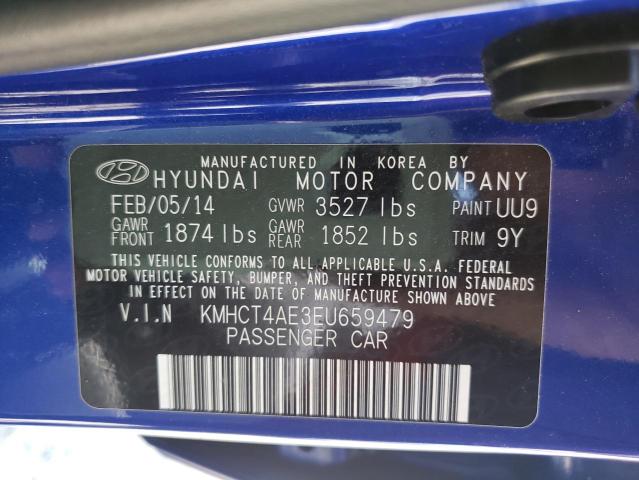 Photo 10 from auction – 2014 HYUNDAI ACCENT GLS with VIN KMHCT4AE3EU659479