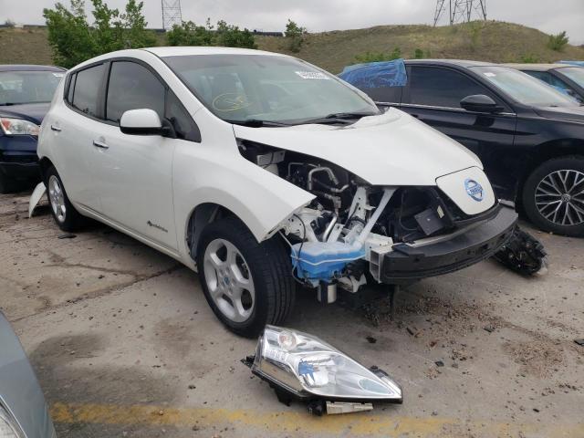 NISSAN LEAF S 2014 with VIN 1N4AZ0CP1EC332270 - Photo from auction