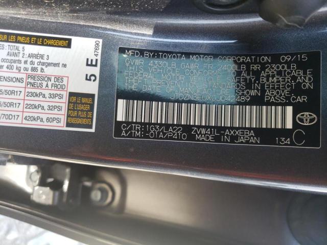 Photo 10 from auction – 2016 TOYOTA PRIUS V with VIN JTDZN3EUXGJ042489