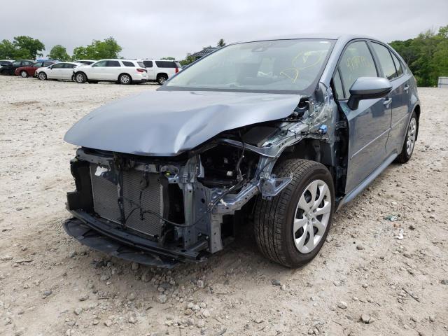 Photo 2 from auction – 2022 TOYOTA COROLLA LE with VIN JTDEPMAE5NJ203955
