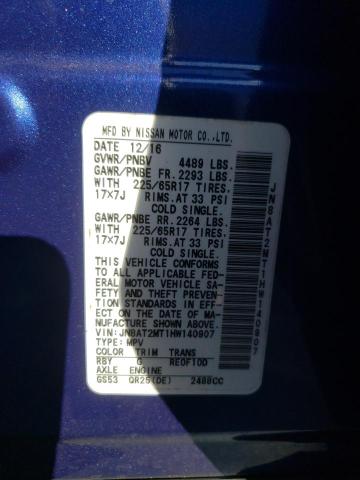 Photo 10 from auction – 2017 NISSAN ROGUE S with VIN JN8AT2MT1HW140907