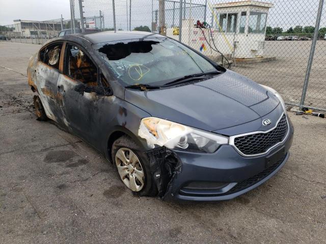 KIA FORTE LX 2016 with VIN KNAFK4A61G5554172 - Photo from auction