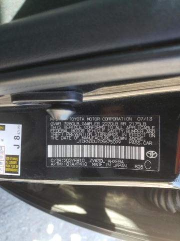 Photo 10 from auction – 2013 TOYOTA PRIUS with VIN JTDKN3DU7D5675099