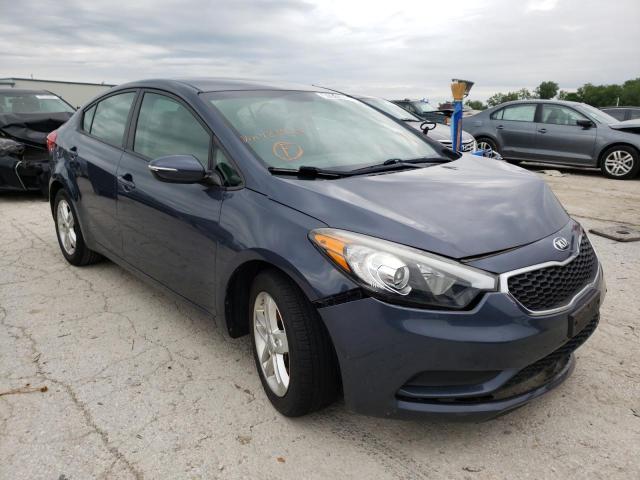 KIA FORTE LX 2014 with VIN KNAFX4A6XE5183429 - Photo from auction