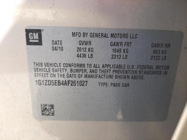 Photo 10 from auction – 2010 CHEVROLET MALIBU 2LT with VIN 1G1ZD5EB4AF261027