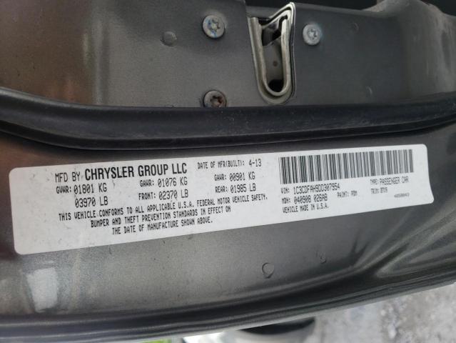 Photo 10 from auction – 2013 DODGE DART SE with VIN 1C3CDFAH9DD307954