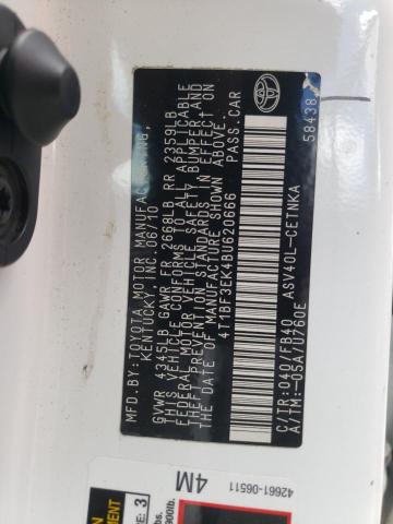Photo 10 from auction – 2011 TOYOTA CAMRY BASE with VIN 4T1BF3EK4BU620666