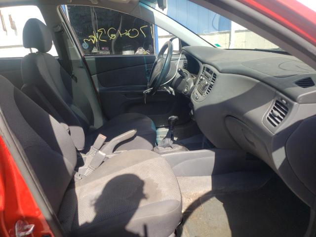 Photo 5 from auction – 2009 KIA RIO BASE with VIN KNADE223096536380