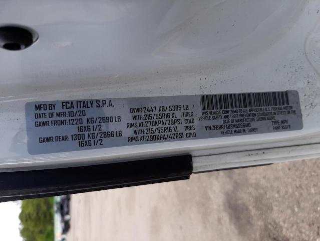 Photo 10 from auction – 2021 RAM PROMASTER with VIN ZFBHRFAB3M6S96410
