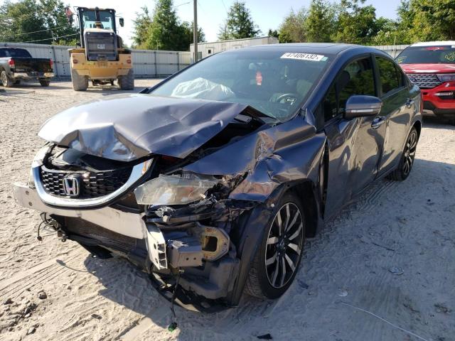 Photo 2 from auction – 2014 HONDA CIVIC EXL with VIN 2HGFB2F91EH521951