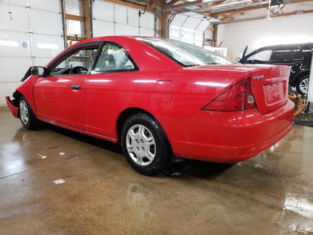 Photo 3 from auction – 2001 HONDA CIVIC LX with VIN 1HGEM21501L034876