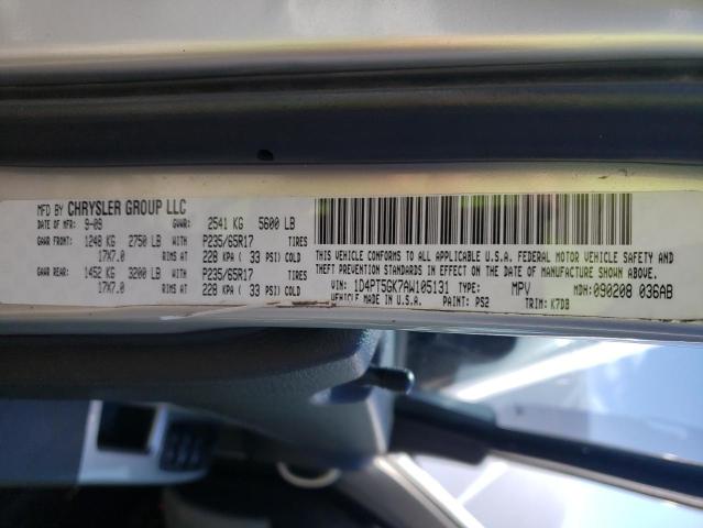 Photo 10 from auction – 2010 DODGE NITRO SXT with VIN 1D4PT5GK7AW105131