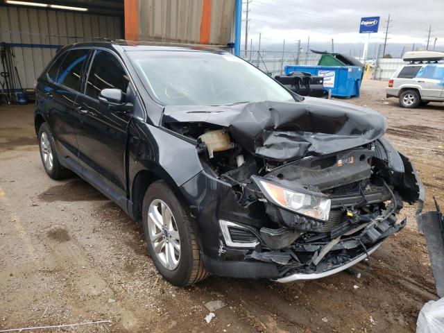 FORD EDGE SEL 2015 with VIN 2FMTK4J94FBC10812 - Photo from auction