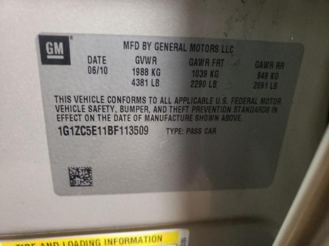 Photo 10 from auction – 2011 CHEVROLET MALIBU 1LT with VIN 1G1ZC5E11BF113509