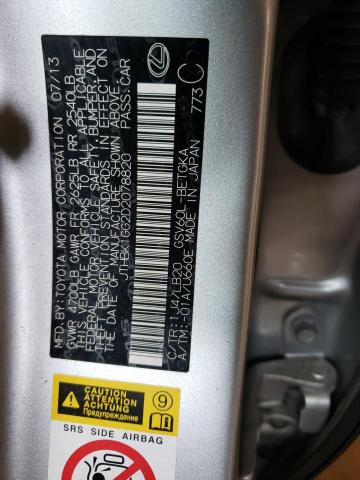 Photo 10 from auction – 2013 LEXUS ES 350 with VIN JTHBK1GG2D2078820