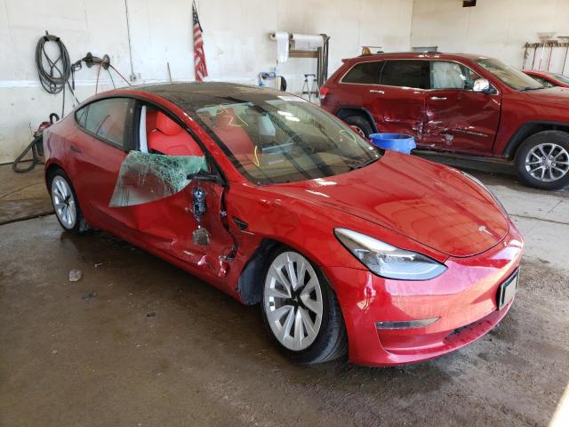 TESLA MODEL 3 2021 with VIN 5YJ3E1EB6MF013079 - Photo from auction