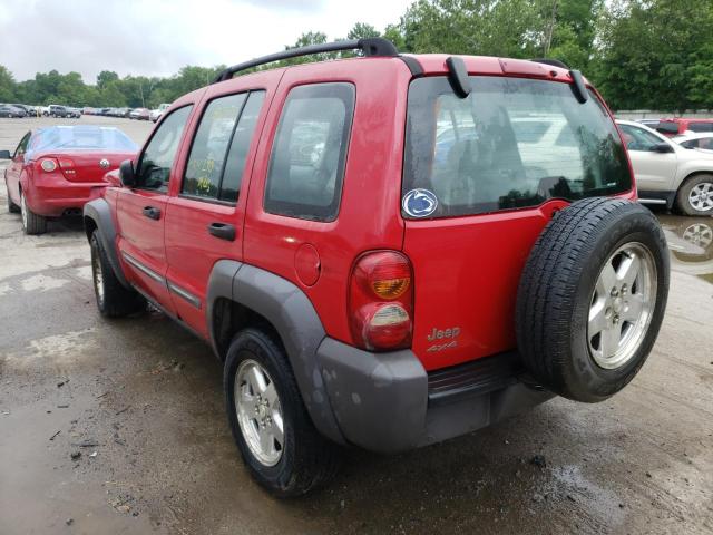 Photo 3 from auction – 2002 JEEP LIBERTY SP with VIN 1J4GL48K02W356123