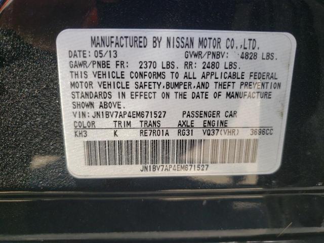 Photo 10 from auction – 2014 INFINITI Q50 BASE with VIN JN1BV7AP4EM671527