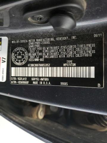 Photo 10 from auction – 2011 TOYOTA VENZA with VIN 4T3BK3BB7BU055952