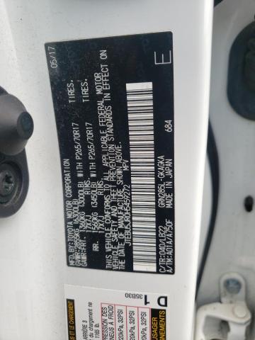Photo 10 from auction – 2017 TOYOTA 4RUNNER SR with VIN JTEBU5JR0H5459272