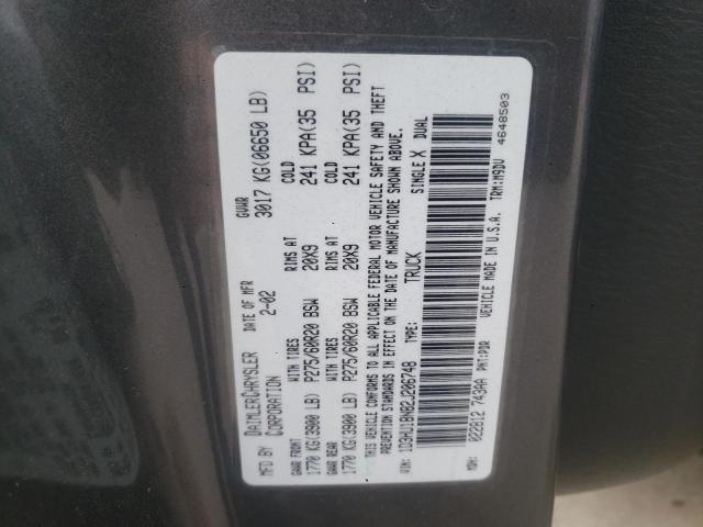 Photo 10 from auction – 2002 DODGE RAM 1500 with VIN 1D3HU18N82J206748