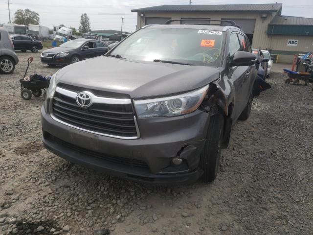 Photo 9 from auction – 2016 TOYOTA HIGHLANDER with VIN 5TDJKRFH8GS272514