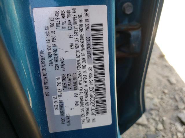 Photo 10 from auction – 2012 MAZDA MAZDA2 with VIN JM1DE1KZ0C0151297