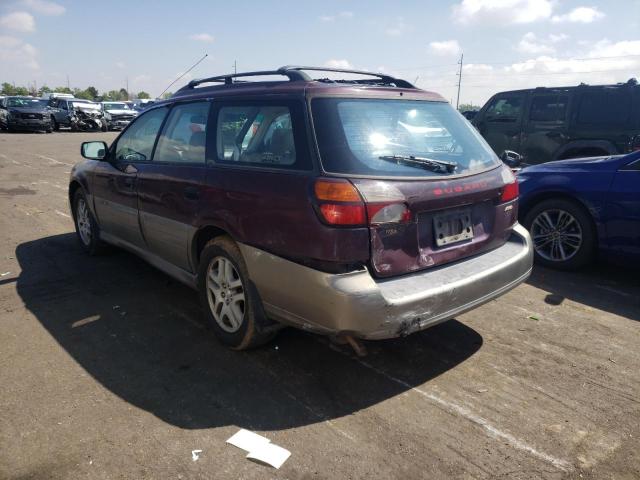 Photo 9 from auction – 2000 SUBARU LEGACY OUT with VIN 4S3BH6758Y6619606