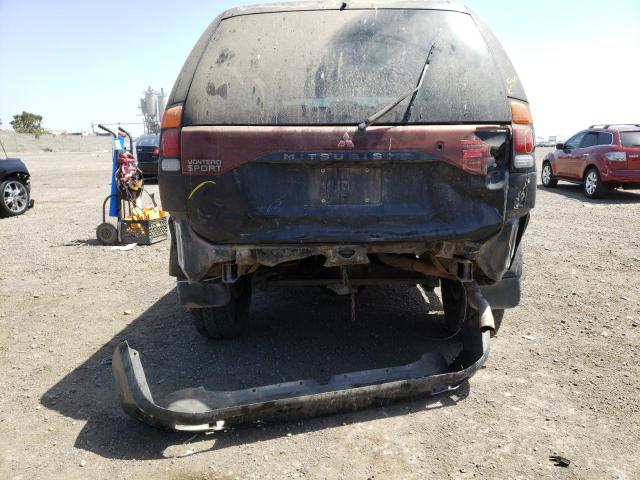 Photo 9 from auction – 2000 MITSUBISHI MONTERO SP with VIN JA4LS41R9YP807898