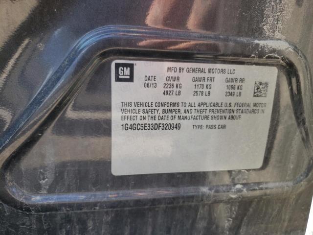 Photo 10 from auction – 2013 BUICK LACROSSE with VIN 1G4GC5E33DF320949